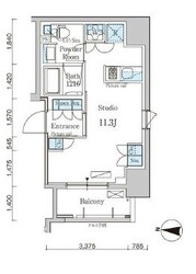 パークアクシス日本橋本町の物件間取画像